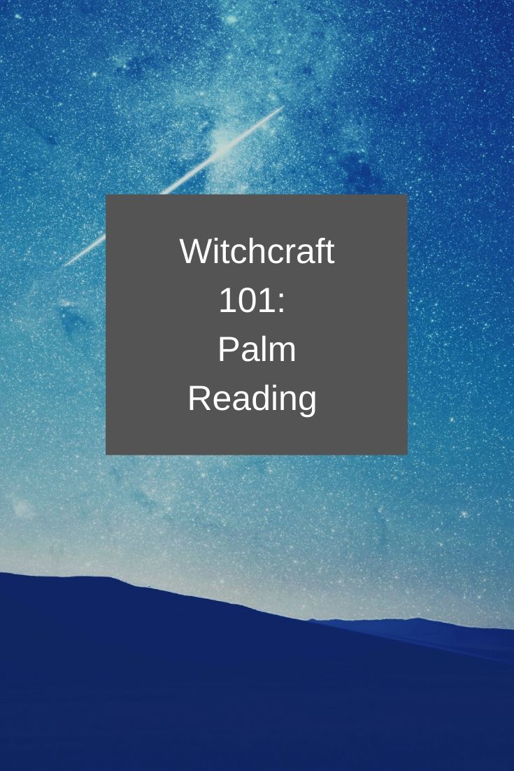 Witchcraft: palm reading…