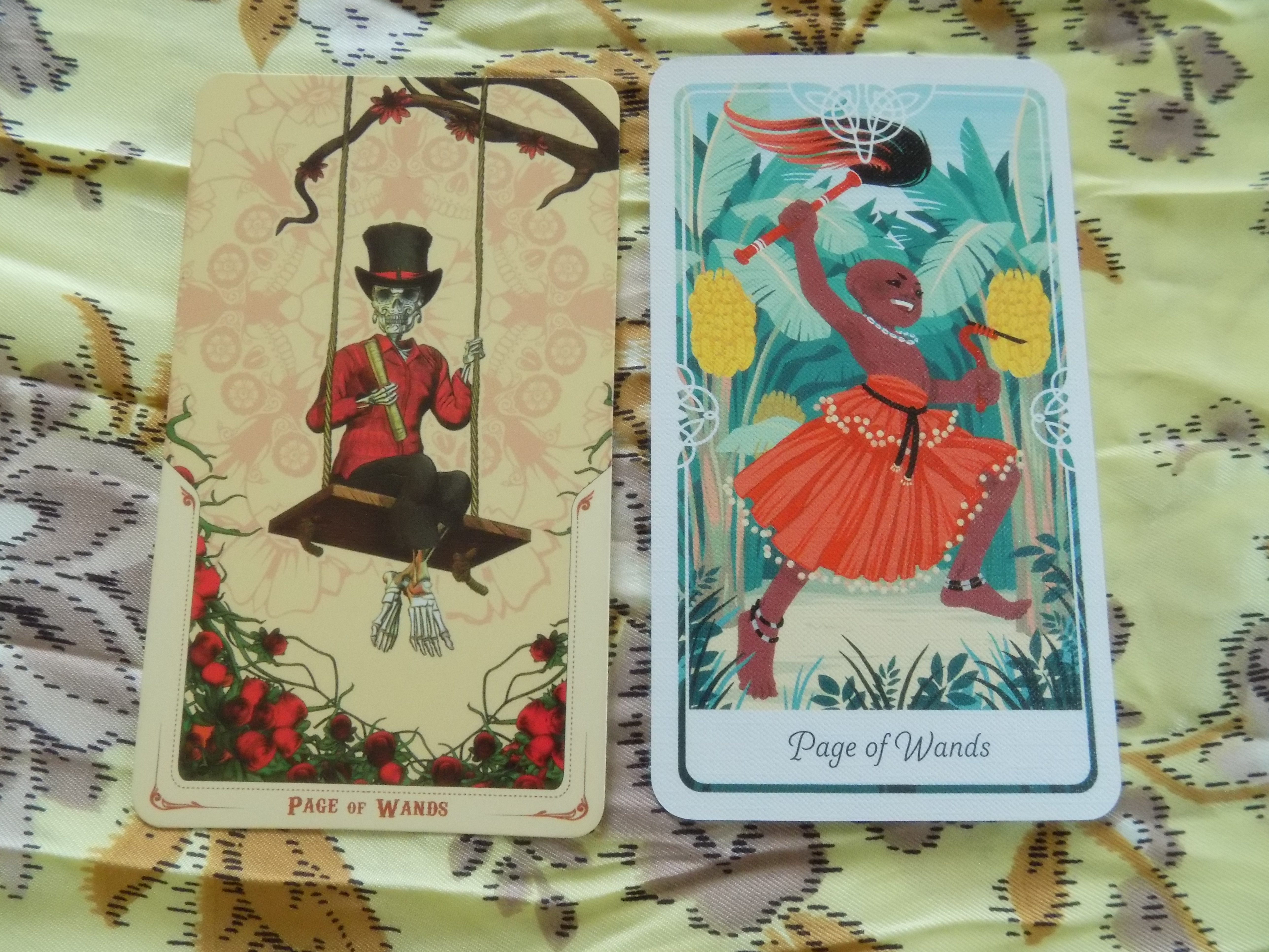 Tarot Comparo: Page of Wands